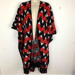 Levi’s Made & Crafted Blanket Cardigan Sweater Poncho Wrap
